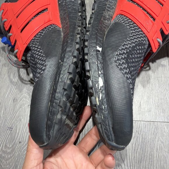 Adidas Ultraboost 1.0 ATR ID9641 Black Red Blue Men Size 14 Sneaker Shoes